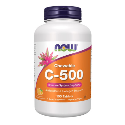 Вітамін С(жувальний), C-500 Chew Orange - 100 tabs