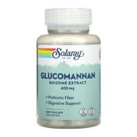 Екстракт Глюкоманнану, Glucomannan Rhizome Extract 600mg - 100 vcaps