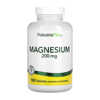 Хелатний магній 200 мг, Magnesium 200mg - 180 tabs Хелатний магній 200 мг, Magnesium 200mg - 180 tabs