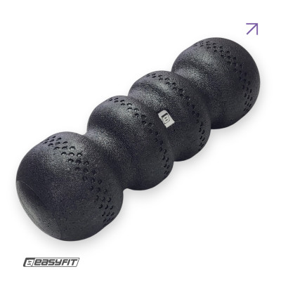 Массажный ролик EasyFit SlateShaper 45 см чорний Массажный ролик EasyFit SlateShaper 45 см чорний