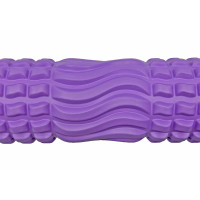 Масажний ролик EasyFit Wavyspines 33 см Фіолетовий