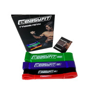 Гумові петлі EasyFit: набір 2–65 кг (4 шт)