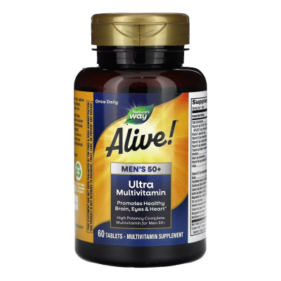 Мультивітаміни для чоловіків 50+, Once Daily Men's 50+ Ultra - 60 tabs