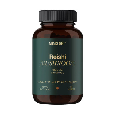 Рейші, Reishi Mushroom 1000 mg - 60 vegcaps