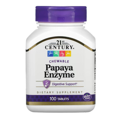 Ензими папаї, Papaya Enzyme - 100 tabs