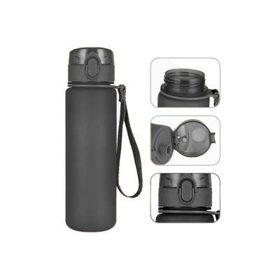 Пляшка для води EasyFit AquaFlow 600 мл (чорна)