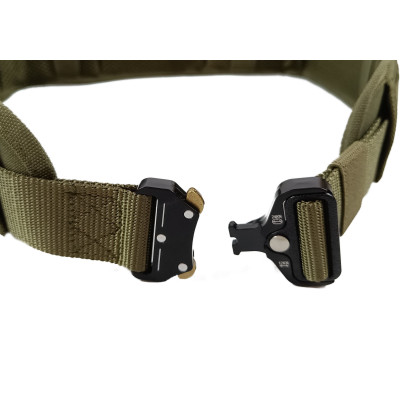 Розвантажувальний тактичний пояс РПС із кріпленням MOLLE олива (варбелт, warbelt)