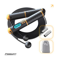 Розумна скакалка EasyFit SmartRope 3 м з утяжнювачами (бездротова)