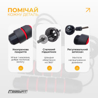 Скакалка для гімнастики EasyFit тренажер швидкісний для боксу