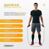 Скакалка для гімнастики EasyFit тренажер швидкісний для боксу