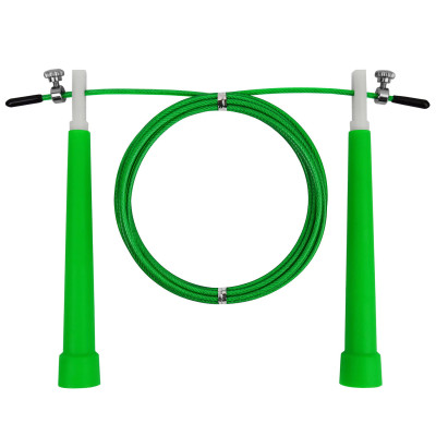 Скакалка EasyFit Speed Cable Rope 3 м зі сталевим тросом, зелена Скакалка EasyFit Speed Cable Rope 3 м зі сталевим тросом, зелена