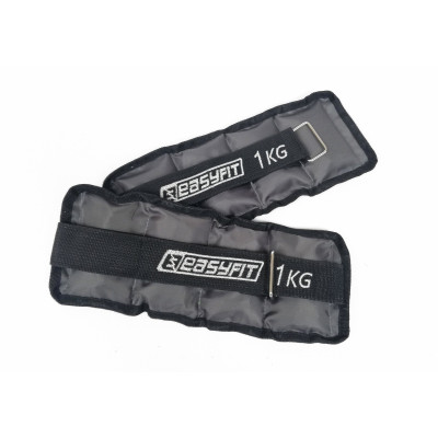 Обтяжувачі для ніг та рук з металом EasyFit Metal 1 кг (пара) Обтяжувачі для ніг та рук з металом EasyFit Metal 1 кг (пара)