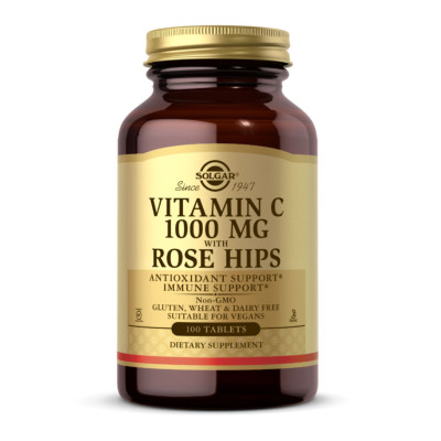 Вітамін С, Vitamin C W/Rose Hip 1000 mg - 100 tab