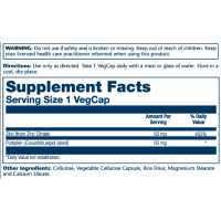 Zinc Citrate 50mg - 60 vcaps (Пошкоджена банка)