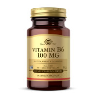 Вітамін Б6, Vitamin B6 100mg - 100 vcaps