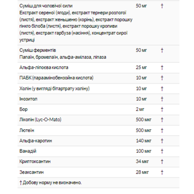Opti-men - 180tabs