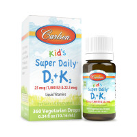 Вітаміни Д3+К2 для дітей, Kids Super Daily D3+K2 - 360 drops