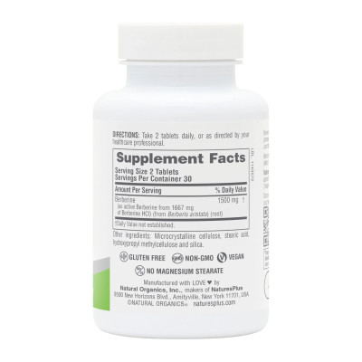 Берберин, Nature’s Plus Berberine Pro 1500 mg - 60 tabs