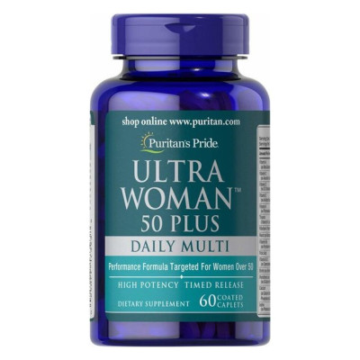 Мультивітаміни для жінок, Ultra Woman™ 50 Plus Multi-Vitamin - 60 caps