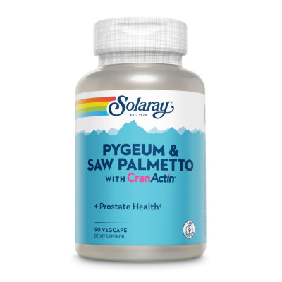 Африканська слива й сереноя, Pygeum & Saw Palmetto w/CranActin - 90 vcaps