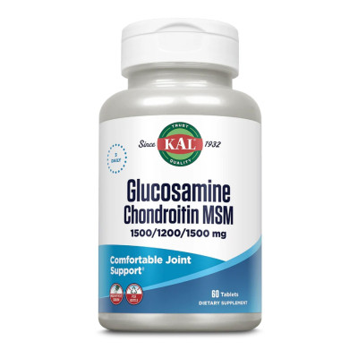 Комплекс для суглобів, Glucosamine Chondroitin MSM - 60 tabs
