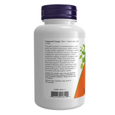 Часник, Garlic 5000 Enteric - 90 tabs