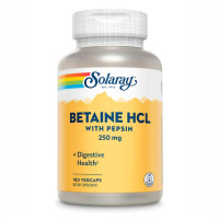 Бетаїн гідрохлорид, Betaine HCl 250mg - 180 vcaps