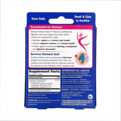 Пробіотики для жінок, Pearls Women - 30 softgels