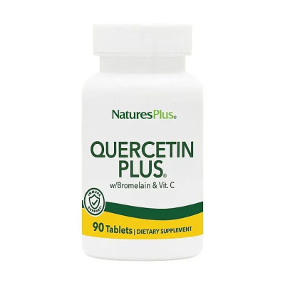 Кверцетин з вітаміном C та бромелаїном, Quercetin + VIT C Bromelain - 90 tabs Кверцетин з вітаміном C та бромелаїном, Quercetin + VIT C Bromelain - 90 tabs