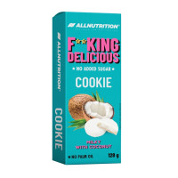 Фітнес печиво, Fitking Delicious Cookie - 128g Milky With Coconut