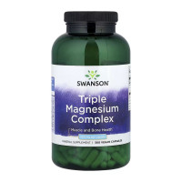 Комплекс із потрійним магнієм, Triple Magnesium Complex 400mg - 300caps
