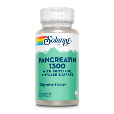 Панкреатин, Pancreatin 1300 Digestive Enz 1300mg - 90 veg caps