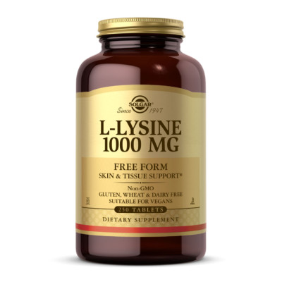 L-Lysine 1000mg - 250 tabs L-Lysine 1000mg - 250 tabs