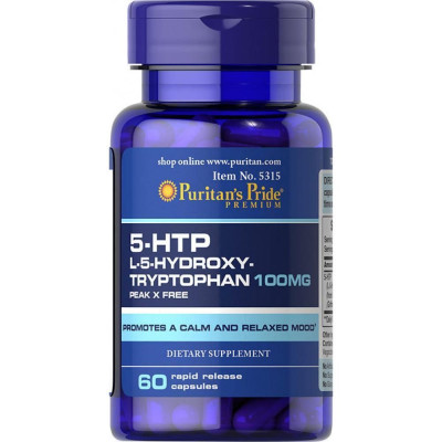 5-гідрокситриптофан, 5-HTP 100mg - 60caps