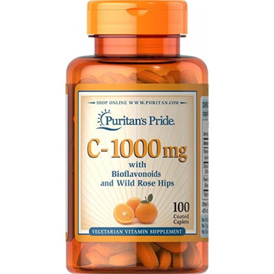 Vitamin C - 1000 mg with Bioflavonoids and Rose Hips - 100tabs Vitamin C - 1000 mg with Bioflavonoids and Rose Hips - 100tabs
