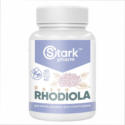 Родіола рожева, Stark Rhodiola rose 400mg - 60caps