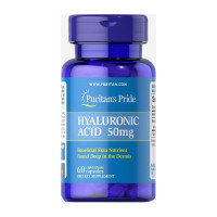 Гіалуронова кислота, Hyaluronic Acid 50mg - 60 caps