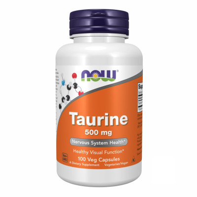 Таурин, TAURINE 500mg - 100 caps