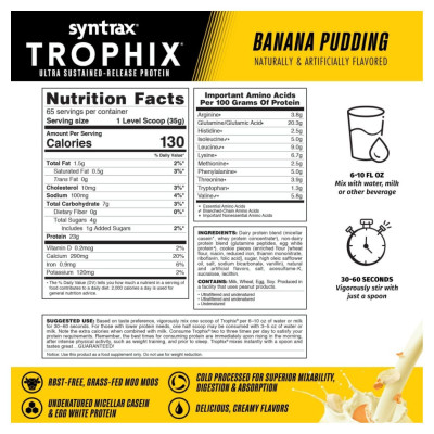 Trophix - 2270g Banana Pudding