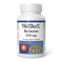 Берберин, WellBetX Berberine 500mg - 60 vcaps