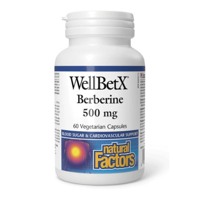 Берберин, WellBetX Berberine 500mg - 60 vcaps