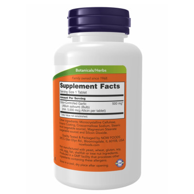 Часник, Garlic 5000 Enteric - 90 tabs