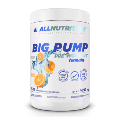 Передтренувальний комплекс, Big Pump Pre Workaut Formula - 420g Orange