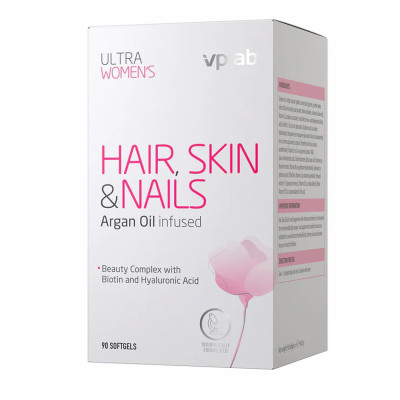 Вітаміни для волосся, шкіри та нігтів, Ultra Women's Hair, Skin & Nails - 90 softgels
