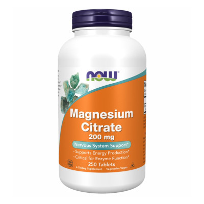 Магній Цитрат, Magnesium Citrate 200mg - 250 tabs Магній Цитрат, Magnesium Citrate 200mg - 250 tabs