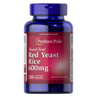Червоний Дріжджовий Рис, Red Yeast Rice 600 mg - 120 Capsules