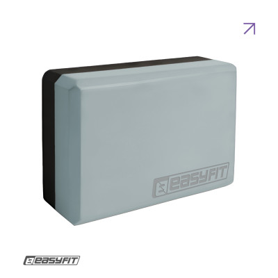 Блок для йоги EasyFit Polarity (stone) Блок для йоги EasyFit Polarity (stone)