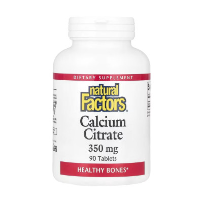 Кальцій цитрат, Calcium Citrate 350mg - 90 tabs