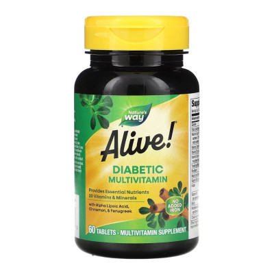 Мультивітаміни для діабетиків, Diabetic Multivitamin - 60 tabs