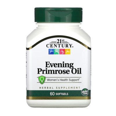 Олія примули вечірньої, Evening Primrose Oil - 60 softgels